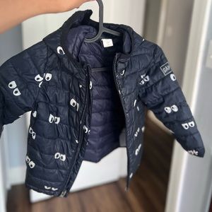 Baby Gap navy blue puffer jacket
